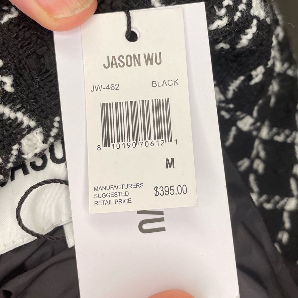 NWT Jason Wu Black and White Puffer Jacket - Picture 10 of 12